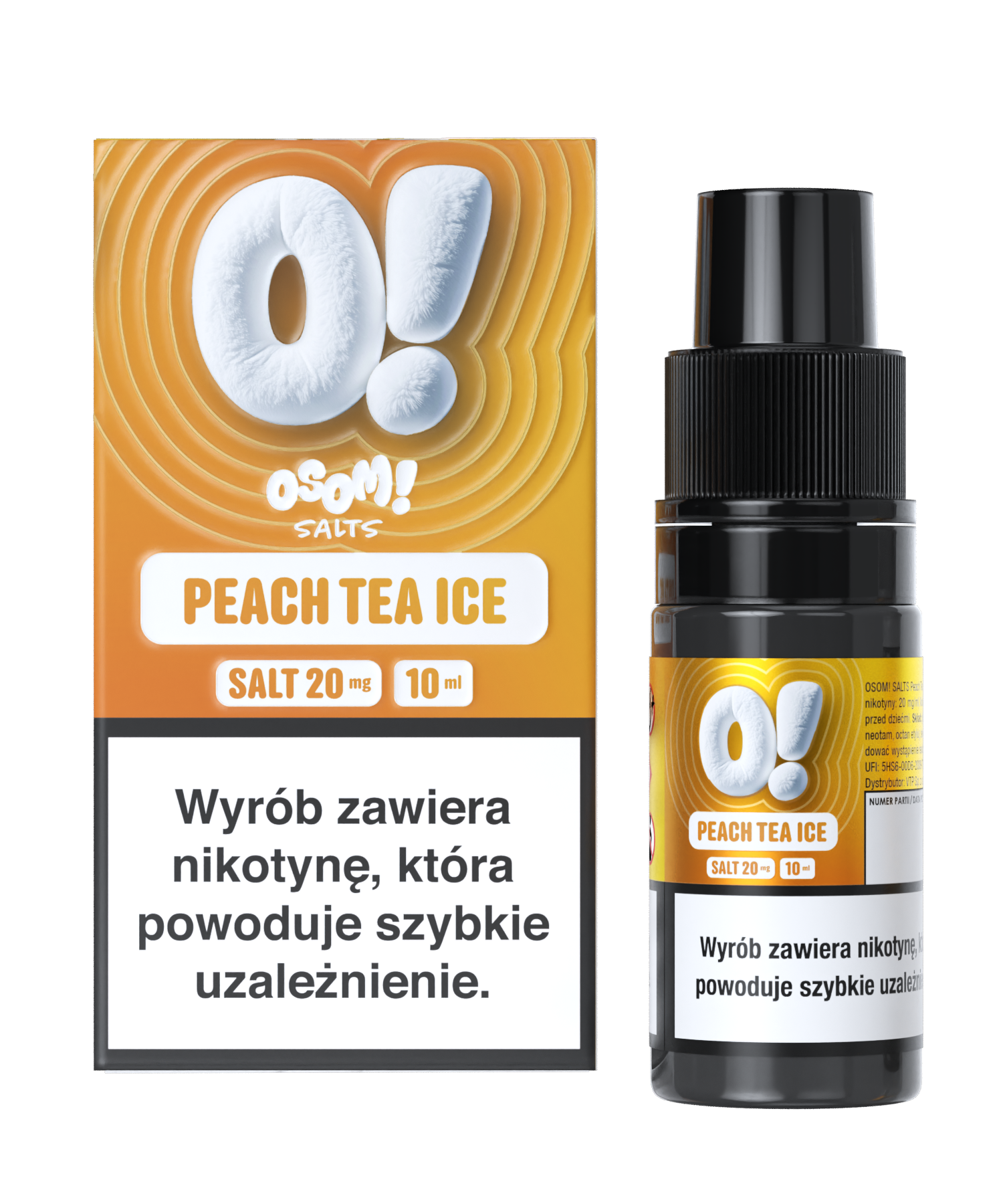 OSOM! PEACH TEA  ICE 10ml 20mg / B26