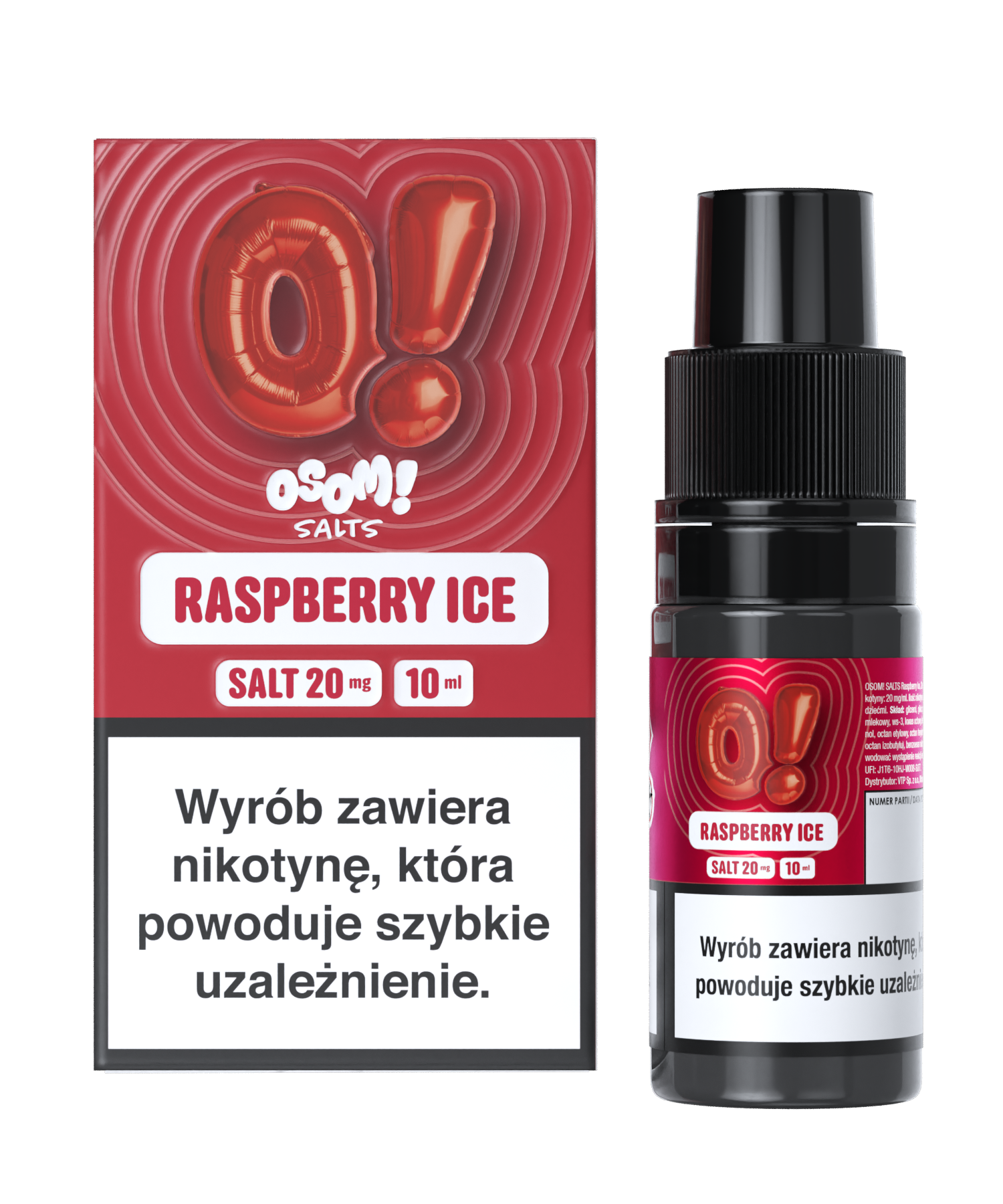 OSOM! RASPBERRY ICE 10ml 20mg / B26