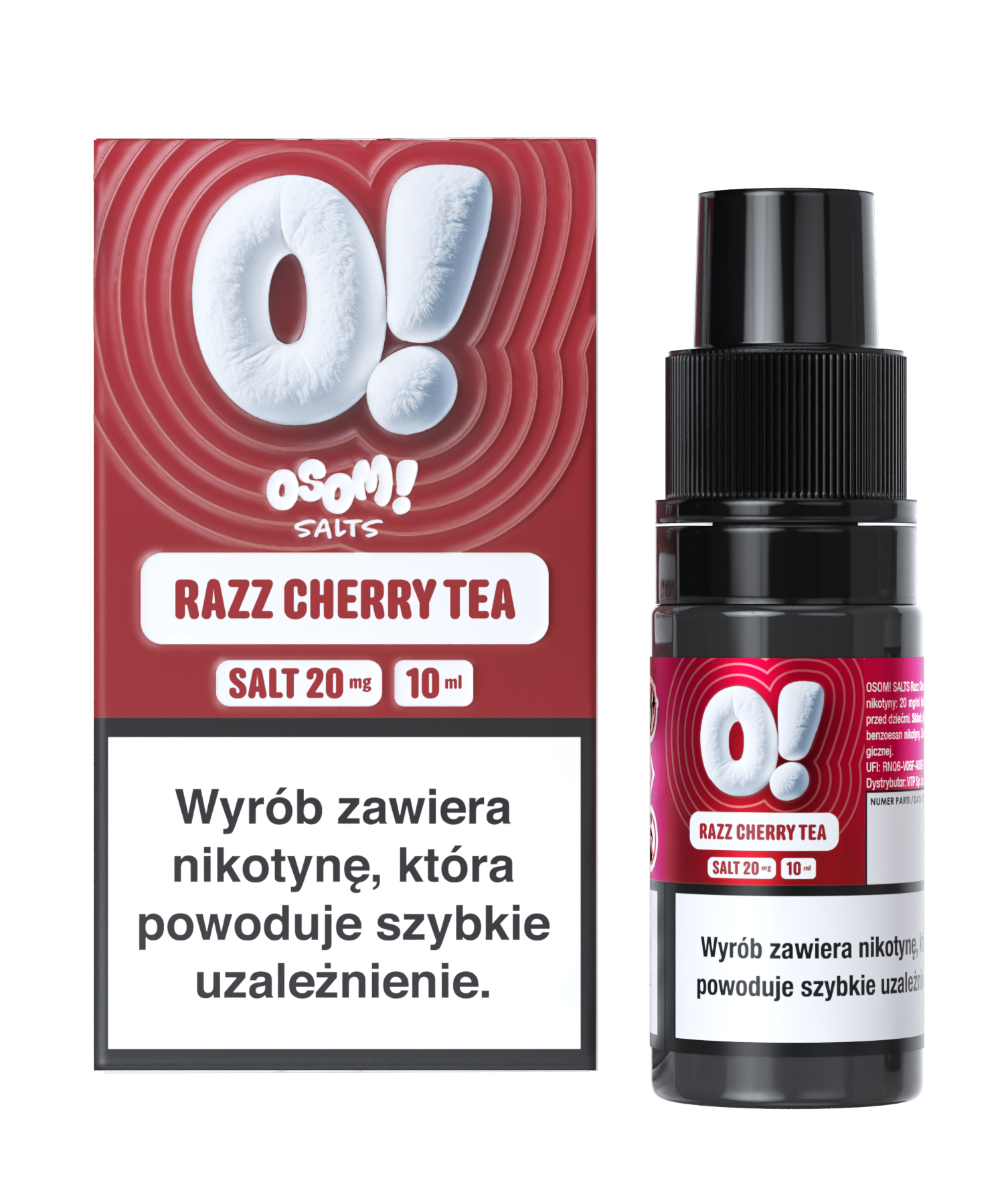 OSOM! RAZZ CHERRY TEA 10ml 20mg / B26