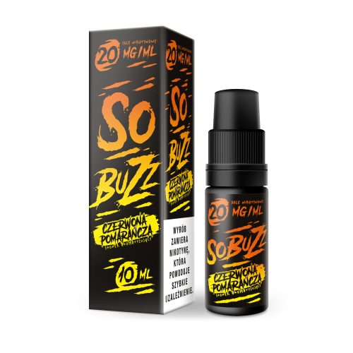 LIQUID SO BUZZ CZERWONA POMARAŃCZA 10ml/20mg B26