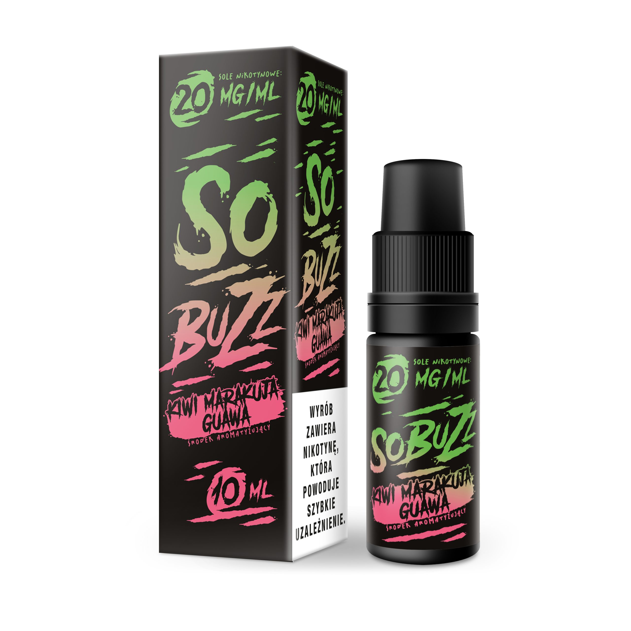 LIQUID SO BUZZ KIWI MARAKUJA GUAVA 10ml/20mg B26
