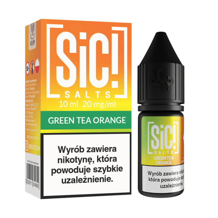 LIQUID SIC! – GREEN TEA ORANGE 20mg / B26