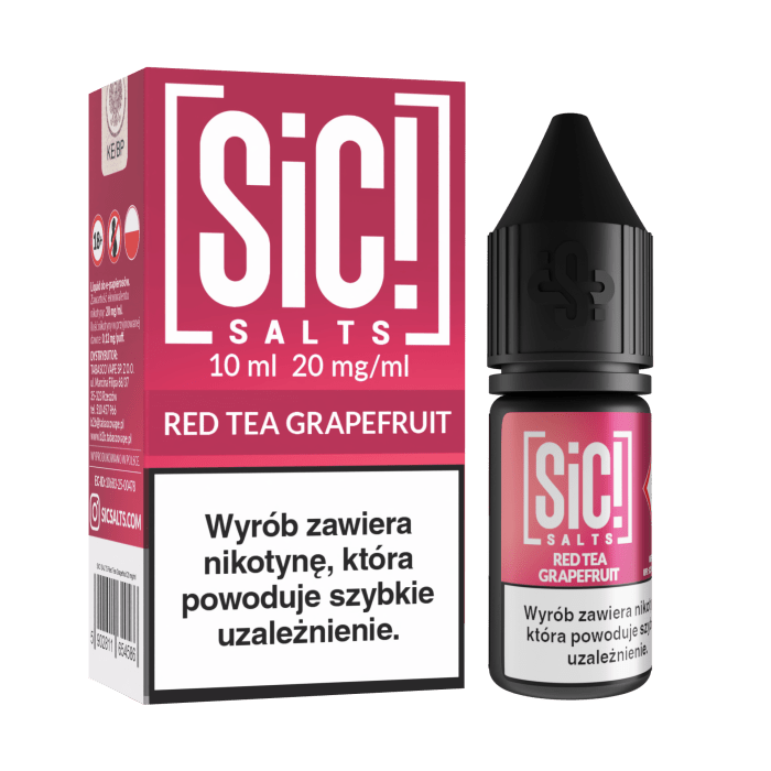 LIQUID SIC! – RED TEA GRAPEFRUIT 20mg / B26