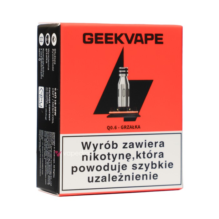 GRZAŁKA GEEK VAPE Q SERIES 0,6 ohm
