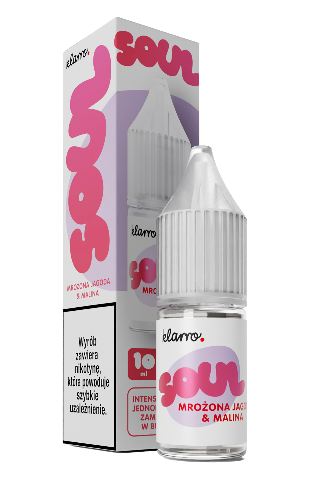 KLARRO SOUL MROŻONA JAGODA MALINA 20mg 10ml B26