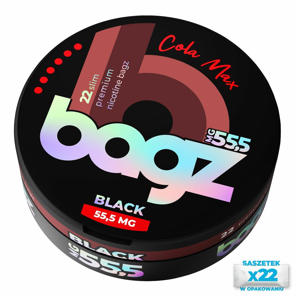 BAGZ COLA MAX 55,5mg 6/6