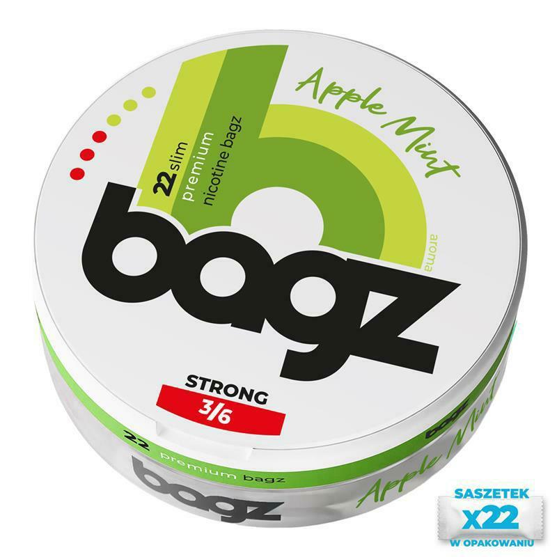 SASZETKI NIKOT. BAGZ APPLE MINT 16mg 3/6