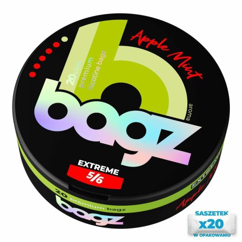 SASZETKI NIKOT. BAGZ APPLE MINT 32mg 5/6