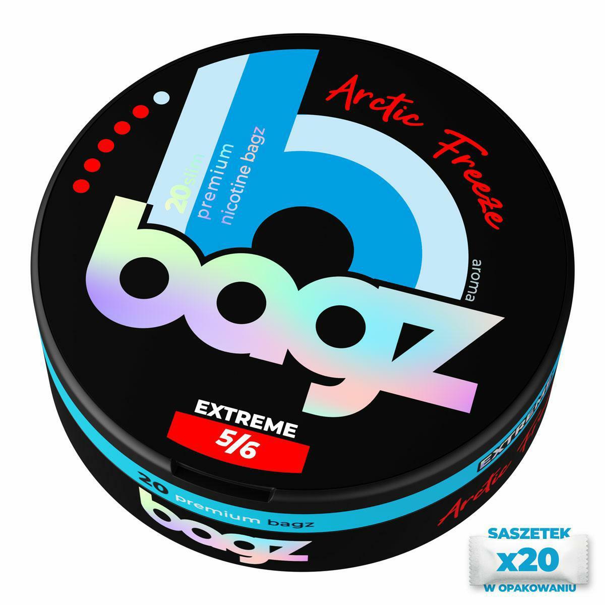 SASZETKI NIKOT. BAGZ ARCTIC FREEZE 32mg 5/6
