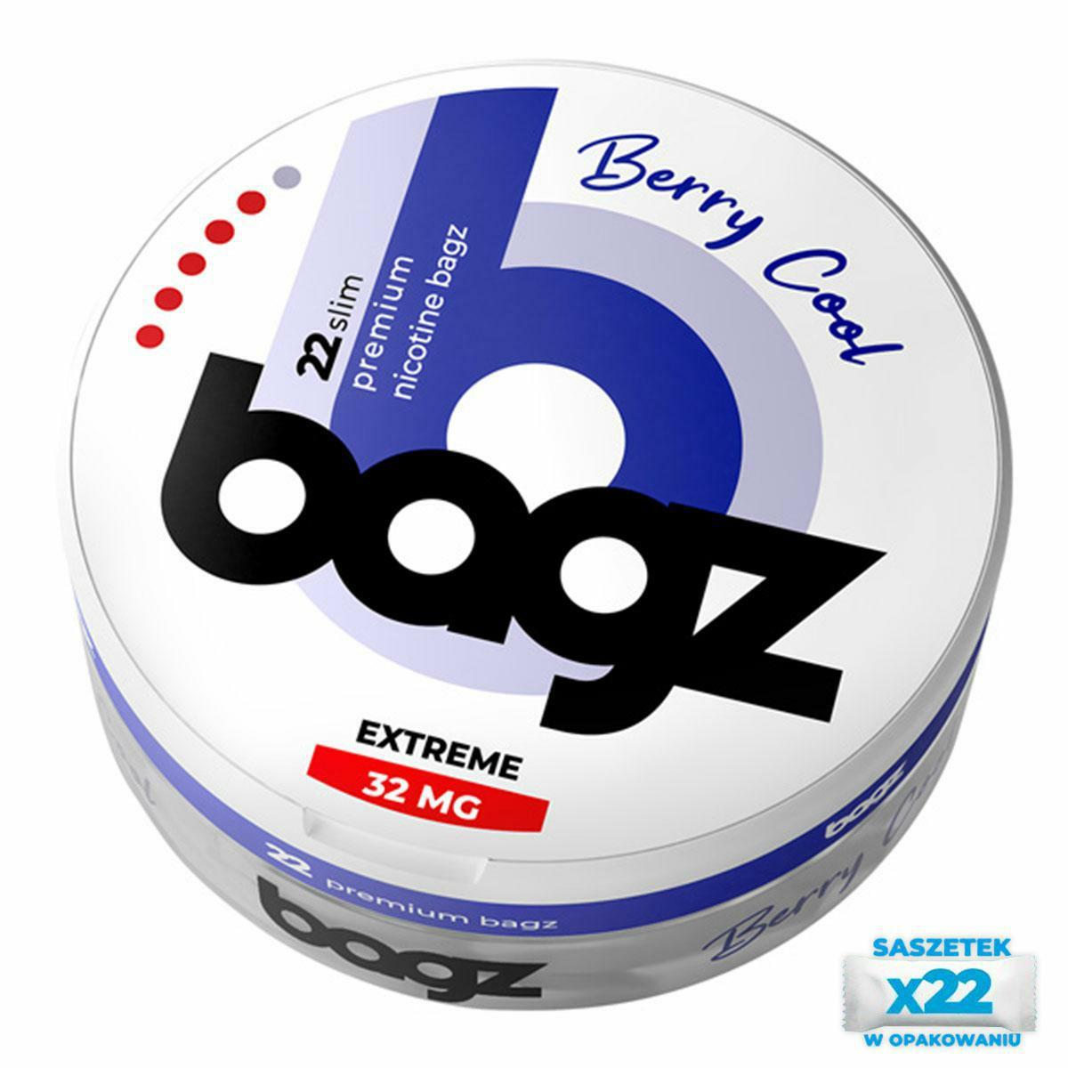 SASZETKI NIKOT. BAGZ BERRY COOL 16mg 3/6