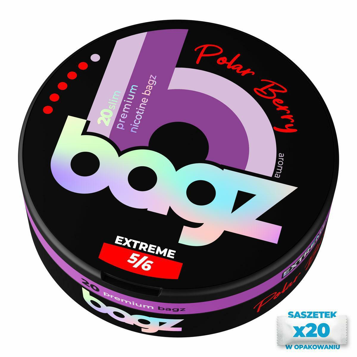 SASZETKI NIKOT. BAGZ POLAR BERRY 32mg 5/6