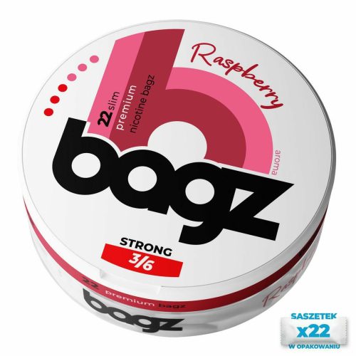SASZETKI NIKOT. BAGZ RASPBERRY 3/6