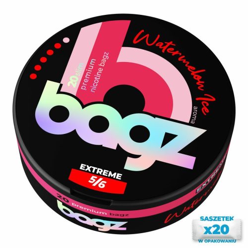 SASZETKI NIKOT. BAGZ WATERMELON ICE 32mg 5/6